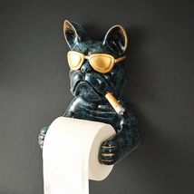French Bulldog Resin Toilet Paper Holder, Decorative Bathroom Accessory,... - $1,460.28 MXN