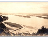 RPPC View From Crown Point Columbia River Highway OR UNP Dimmitt Postcar... - $3.91