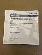 Baxter Diag SP Ultra-UV Disposable Cuvettes Cat S7360-1 100 PCS/PK S7360... - $13.54