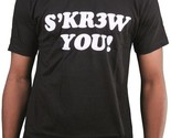 Kr3w Skate Hombre Negro S &#39; KR3W Usted ! Tornillo Fu Camiseta Nwt - £11.94 GBP