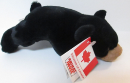 Stuffed Animal House BLACK BEAR Souvenir of Canada CANADIAN 8&quot; Pre-owned... - £10.98 GBP
