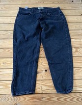 MNG Men’s Straight Leg Jeans Size 36x25 Black S9x1 - £11.64 GBP