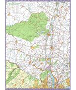Hudson Valley & Catskills NY Laminated Wall Map (H) - $193.05