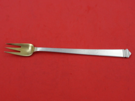 Hampton by Tiffany and Co Sterling Silver Cocktail Fork Gold Washed 6&quot; Heirloom - £61.52 GBP