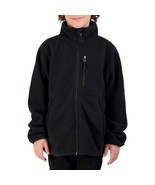 Free Country Highland Sherpa Jacket Jet Black Boys Sz 7/8 NWT - $19.58