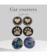 car coasters 4 styles  - $6.00