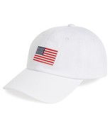 Club Room Men&#39;s Flag Graphic Baseball Cap in White-O/S - $14.99