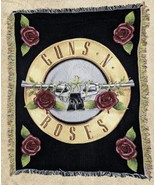 Vintage Guns N Roses Appetite For Destruction Woven Throw Blanket Tapestry - £233.70 GBP