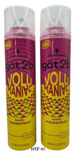 Lot of 2 - Schwarzkopf Got2b Volumaniac Bodify Hairspray 9.1 oz - £39.55 GBP