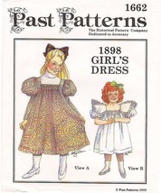 Past Pattern #1662 Circa 1898 Little Girls Dresses Gown Sewing (pastpattern1662) - £11.21 GBP