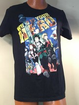 Mi Héroe Academia Dos Héroes Manga Hombre Med Película Camiseta - £14.02 GBP
