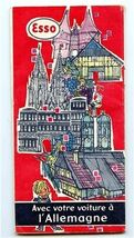ESSO L'Allemagne Germany Map in French 1958 - $13.86