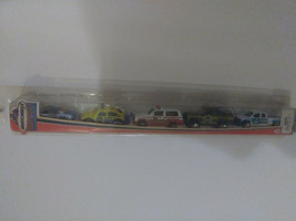 Matchbox EMS Chief&#39;s Vehicles Theme 5 Pack Tube Style Package Hero City MIB - $29.99