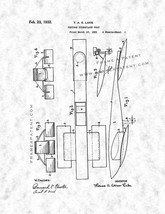 Pontoon-hydroplane Boat Patent Print - Gunmetal - $7.95+