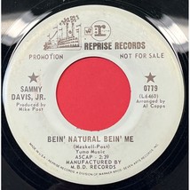 Sammy Davis Jr Bein&#39; Natural Bein&#39; Me / I&#39;ve Gotta Be Me 45 Jazz Promo Reprise - £8.09 GBP