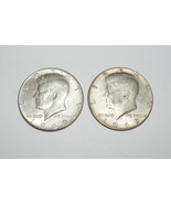1969-D Kennedy 50C Half Dollar 40% Silver Coins - $186.54 MXN