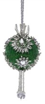 The Cracker Box Arabesque (Emerald Ball with Silver Accents) - $31.05