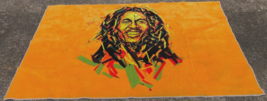 BOB MARLEY Reggae Music Orange Artistic Rectangle Area Room Carpet Rug 76&quot; x 53&quot; - £110.99 GBP