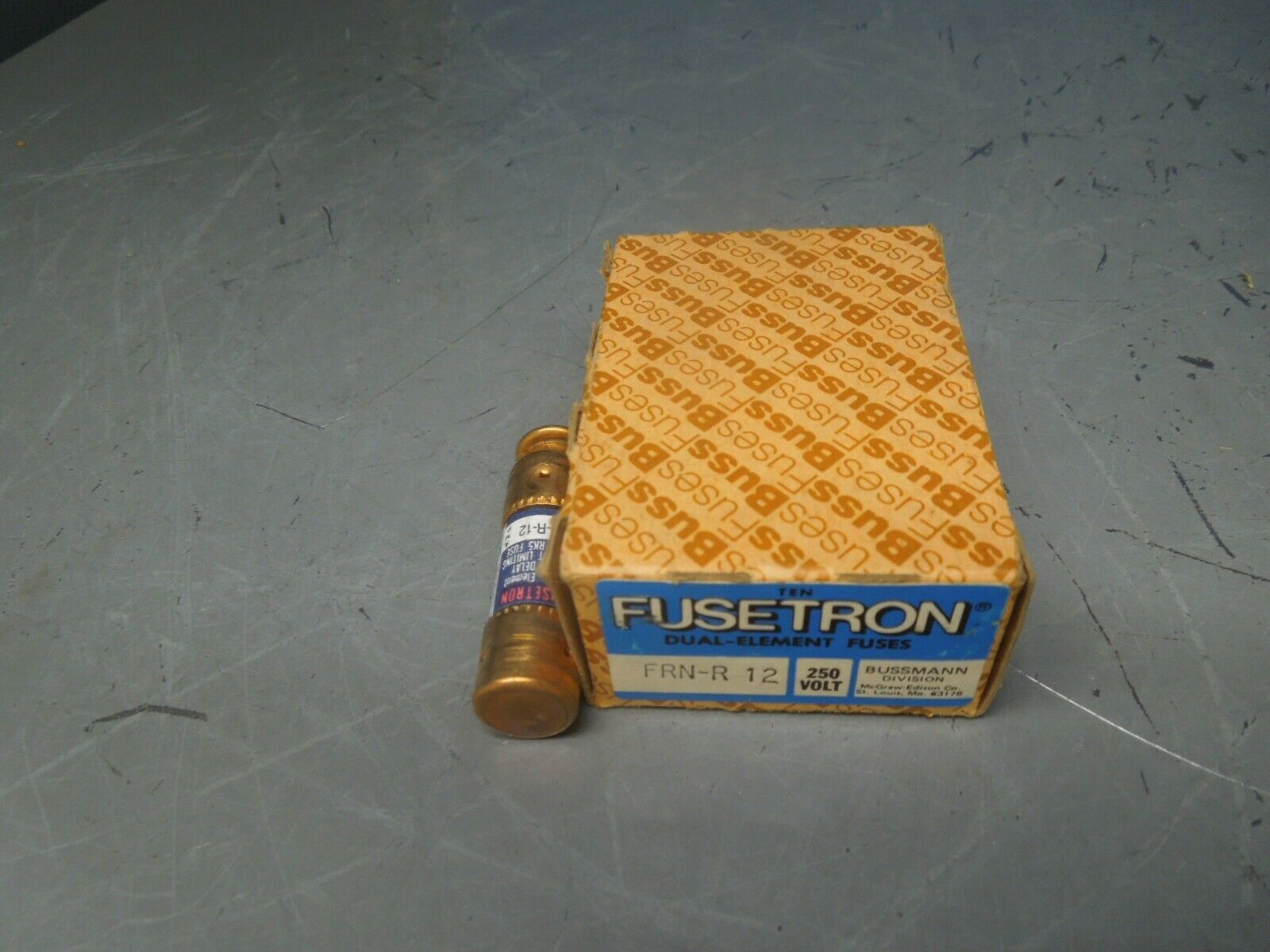 Bussmann Fusetron FRN-R-1 1A 250V Fuses (Box of 10) New Surplus - $30.00