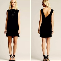 NWT Banana Republic Minimalist Dress Black Drape Back Size 8 Boat Neck **READ!! - $39.50