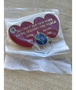 Lions Club Pin District 20 N New York Lions Serving The World Heart 2002... - $385.20 MXN