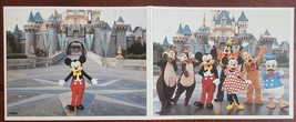 Two 1997 National Car Rental Walt Disney Postcards 5-1/2&quot; x 4-1/4&quot; - £3.94 GBP