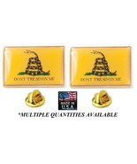 USA Made GADSDEN Don&#39;t Tread On Me LAPEL HAT SHIRT PIN REBEL RattleSnake... - €4,36 EUR+