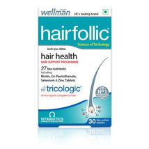 Hair Growth Tablet Supplement Multiviatmins For Strong &amp; Healthy Hair 30 Tablets - £30.36 GBP