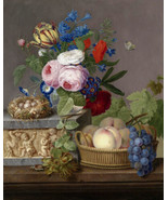 Still life Flower Classical Oil painting HD Printed canvas Giclee - £6.88 GBP+