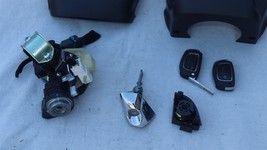 2011-14 Sonata Ignition Switch & Driver Door Trunk Glove Lock Cylinder W/ 2 Keys image 2