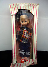 Vintage 1970s The World of Ginny  LESNEY Vogue Vinyl Doll in Plaid Scottish Tart - $55.90