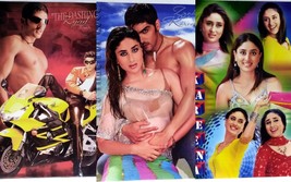 Kareena Kapoor Zayed Khan Set Lot of 3 Bollywood POSTER India Actor Star - £106.19 GBP