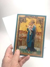 New for 2023! Christmas Card / Greeting Card – Madonna and Child – 5x7&quot; – With E - £3.87 GBP+