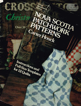 Nova Scotia Patchwork Patterns, 12 Quilts + Christmas Cross Stitch, 2 Books - $9.85