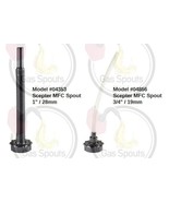 MFC SCEPTER  NATO JERRY CAN DONKEY DICK SPOUTS 1 DIESEL 28mm +1 GAS 19mm... - £93.37 GBP
