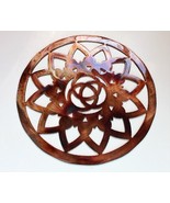 Sun w/ Ornamental Circle - Metal Wall Art - Copper 8&quot; - $350.83 MXN