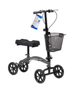 Dynarex Steerable Knee Walker, Standard Size, Padded Rest, &amp; Basket, 350... - $297.23 CAD