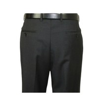 Men's MANTONI Pleated Pants 100% Wool Super 140's Classic Fit  46306-3 Charcoal image 10