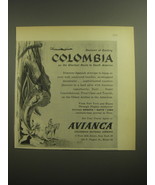 1958 Avianca Airways Ad - Souvenir of exciting Colombia on the shortest ... - £14.78 GBP