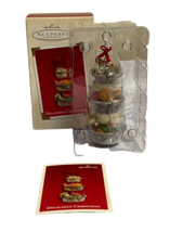 2003 Hallmark Keepsake Ornament Delicious Christmas Food Fruit Baskets - $19.80