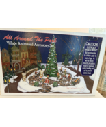 Dept. 56  All Around The Park Village Accessory Set Christmas With Origi... - $1,381.71 MXN