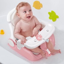 Babybond Baby Bath Seat With Sitting &amp; Lying 2 Modes, 3-Speed Adjustment, - $970.87 MXN