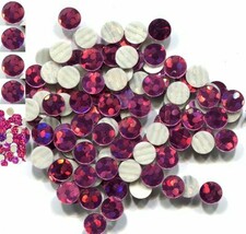 HOLOGRAM SPANGLES Hot Fix  ROSE  Iron on  10mm   2 gross  288 pieces - $9.47 CAD