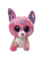 Ty Beanie Boos Cancun Pink Chihuahua Dog Plush Stuffed Animal Glitter Ey... - $18.81