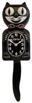 Limited Edition Black/Pink Kit-Cat Klock Swarovski Crystals Jeweled Clock - £94.35 GBP