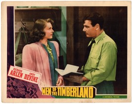 *Men Of The Timberland (1941) Richard Arlen &amp; Linda Hayes Work At Lumber Co. - £36.19 GBP