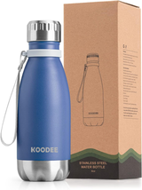 Koodee Small Water Bottle 9 Oz Stainless Steel Insulated Water Bottle Do... - £15.50 GBP