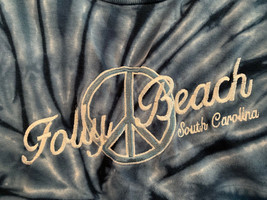 NWOT - Folly Beach, SC Peace Sign Tie-Dye Youth Size XS (2-4) Short Slee... - £11.87 GBP