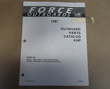 1987 Forza Fuoribordo Parti Catalogo 4 HP Sia 4096 OEM Barca 87 - $9.95