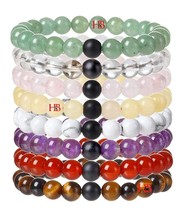 Unisex Adult SemiPrecious Healing Gem Stone Beads Reiki Feng-Shui Combo ... - £26.46 GBP